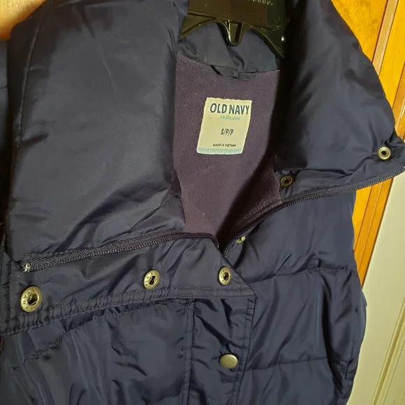 Old Navy Blue puffer vest - Picture 2 of 5